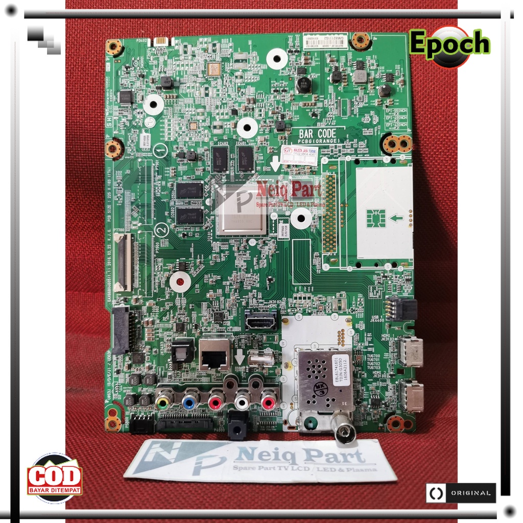 Mb Mobo Mainboard TV LG 55UH650T - Mpeg Micom Modul Motherboard Model Tipe LG 55UH650 T