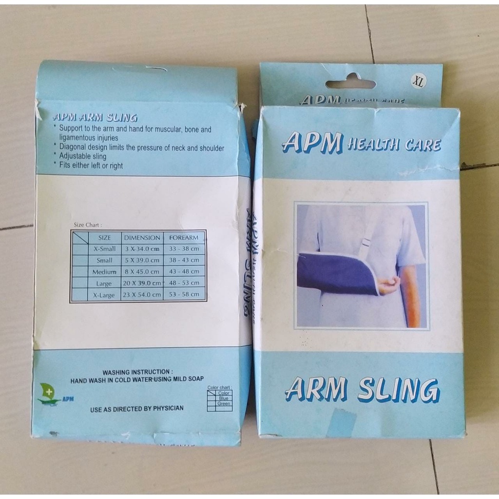 APM Healthcare Arm Sling ukuran XL dan L