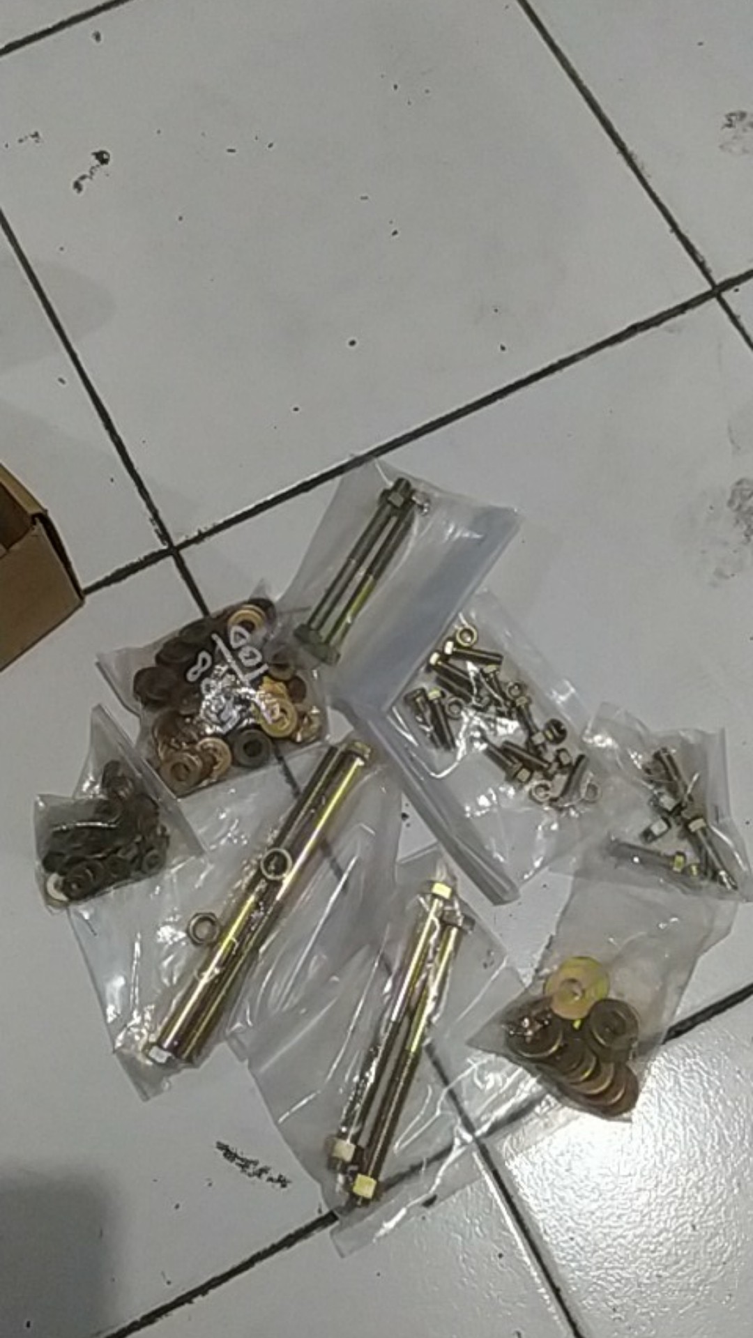 M10 Ring Plat Galvanis Kuning Wp Washer Plate 10mm