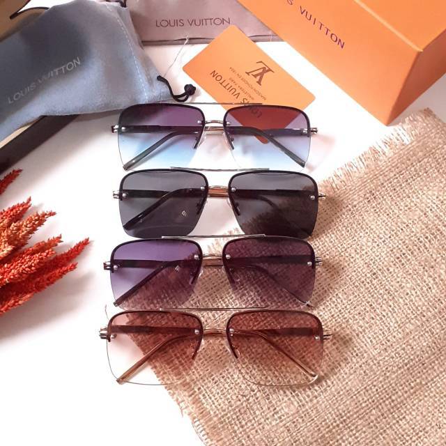 Kacamata Sunglasses Wanita LV0204 Box Sleting