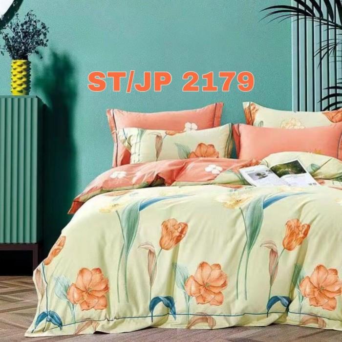 Sprei katun Jepang Bunga59 Ukuran 90x200-120x200