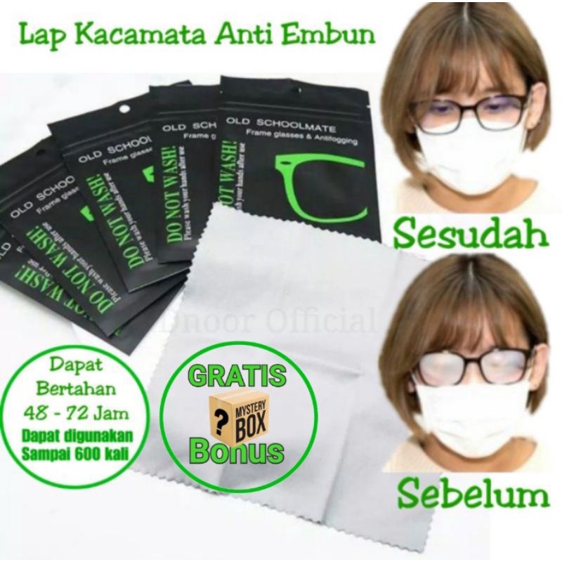 Lap Kacamata Anti Embun Magic Anti Fog, DRY ANTI FOG CLOTH