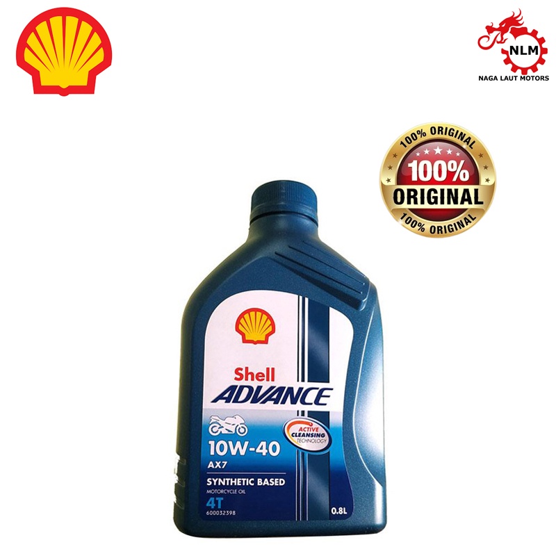 SHELL Oli Advance AX7 10W40 0.8L