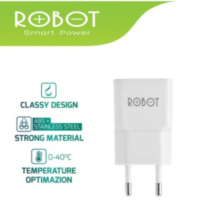 Charger Fast Charging Robot Adaptor Charger 1A - Garansi Resmi 1 Tahun