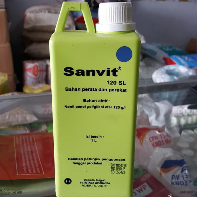 Sanvit 120SL Perekat dan Pengemulsi Pestisida dan Pupuk 1 liter