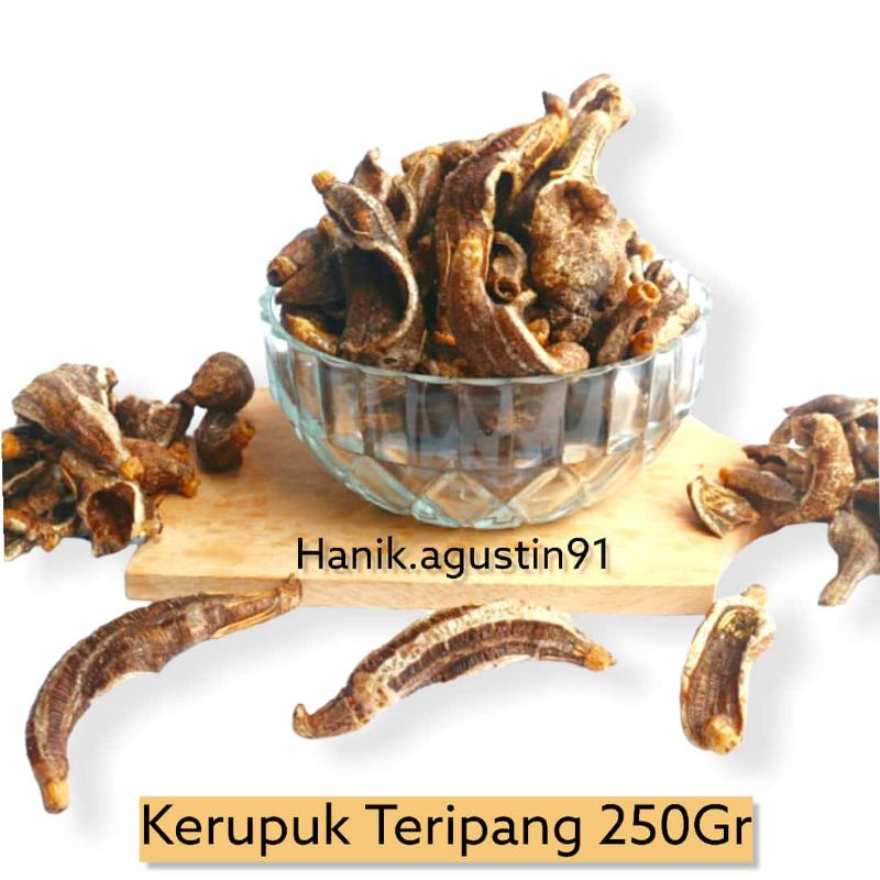 

Kerupuk Teripang Laut Khas Madura Siap Makan 250 gram Terung Hitam