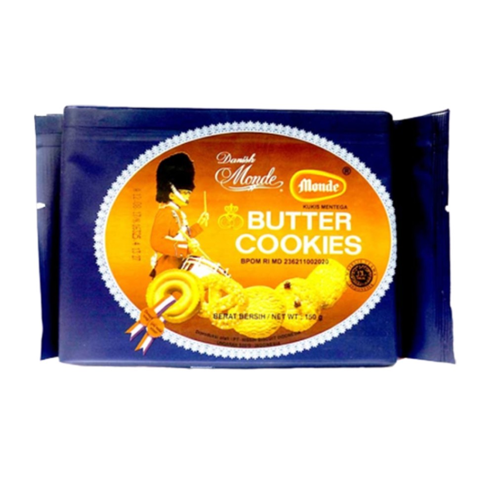 

MONDE BUTTER COOKIES BLUE 150 GR