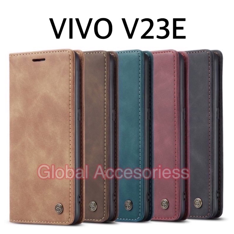 Flip Case Vivo V23E Caseme Original Case Flip Cover Vivo V23E Flip Case Caseme Vivo V23E