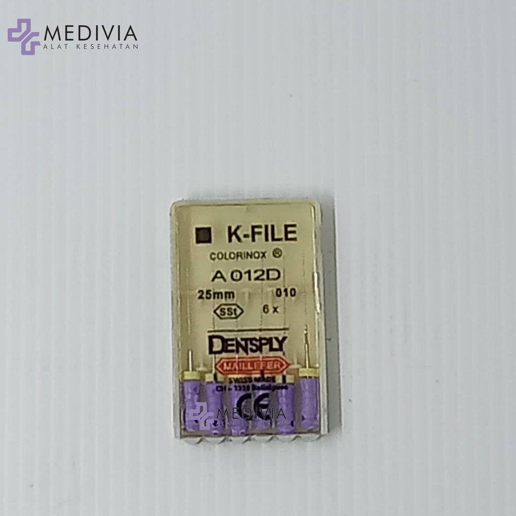 k file dentsply 06, 08, 10, 15-40, 45-80 21mm dan 25mm