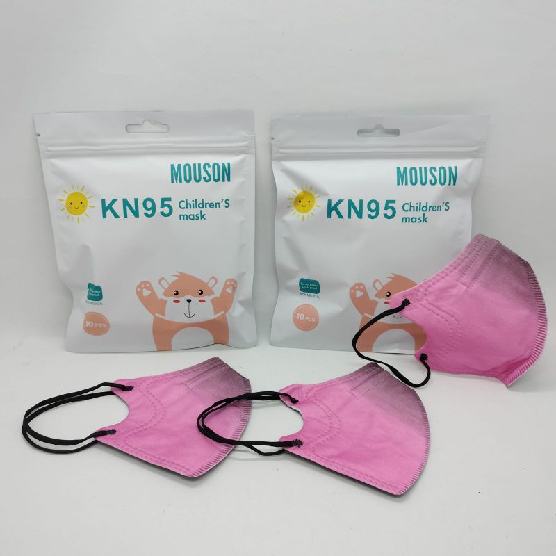 Mouson Masker Anak KN95 /Child /Kids 5ply Face Mask isi 10