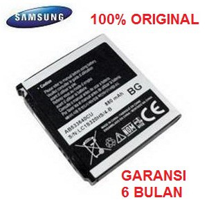 Baterai battery SAMSUNG AB533640CU / F330, C3110, J400, ori100%