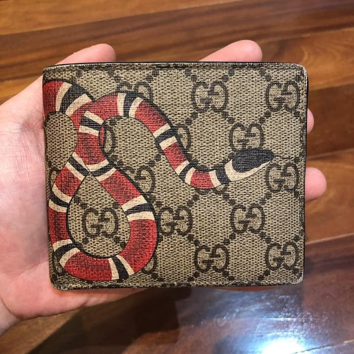 real gucci snake wallet