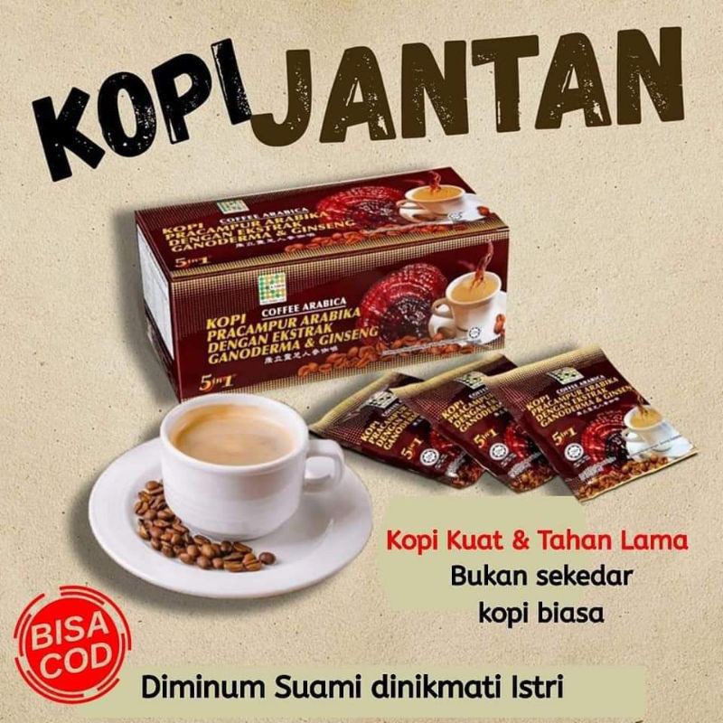 K Coffee Original Produk K Link Kopi Ginseng Kopi Kuat Tahan Lama Shopee Indonesia