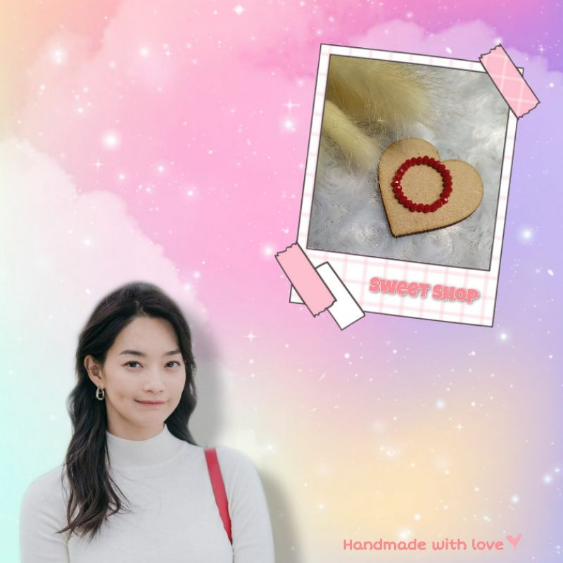 YOON HYE JIN BEADS RING | CINCIN MANIK MOTE SHIN MIN AH ACTRIS DRAKOR HOMETOWN CHACHACHA