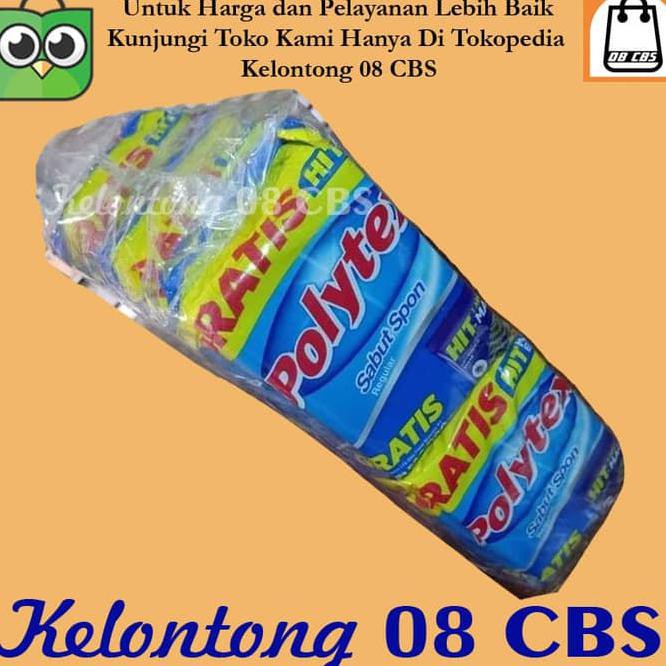 31JL SABUT CUCI PIRING BUSA SPONS SPONGE POLYTEX PER LEMBAR ISI 12 1DXA