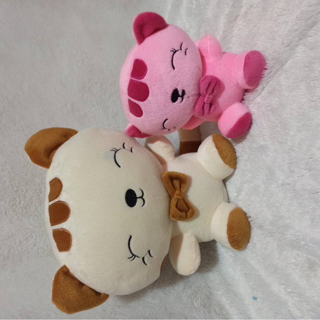 BONEKA KUCING CANTIK KAKA 35cm ADIK 25cm