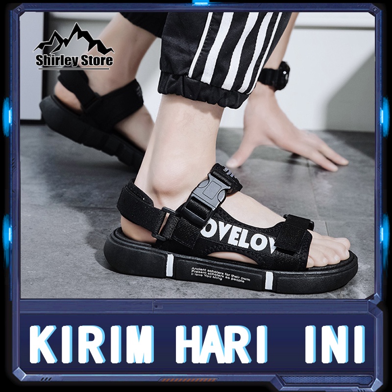 【COD &amp; Kirim Hari ini】 Sandal Pria Sendal Gunung Pria Sendal Kasual Pria Sandal Gunung Pria Sendal Pria Sendal Fashion Pria Sepatu Sandal Pria Sendal Cewok Kekinian Sendal Pria Casual Sendal Pria Tali Belakang Yang Bisa