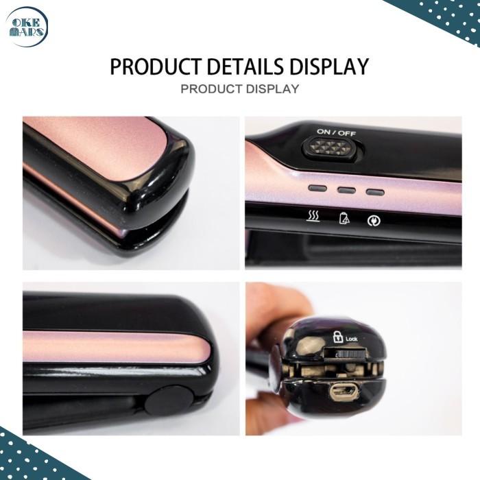 READY STOCK Catokan Rambut Tanpa Kabel Catokan Wireless Portable