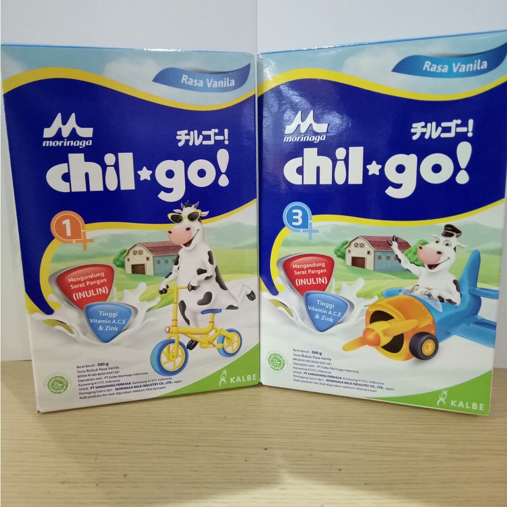 SUSU CHIL-GO POWDER 1+/3+ RASA MADU &amp; VANILA DUS 300 GRAM