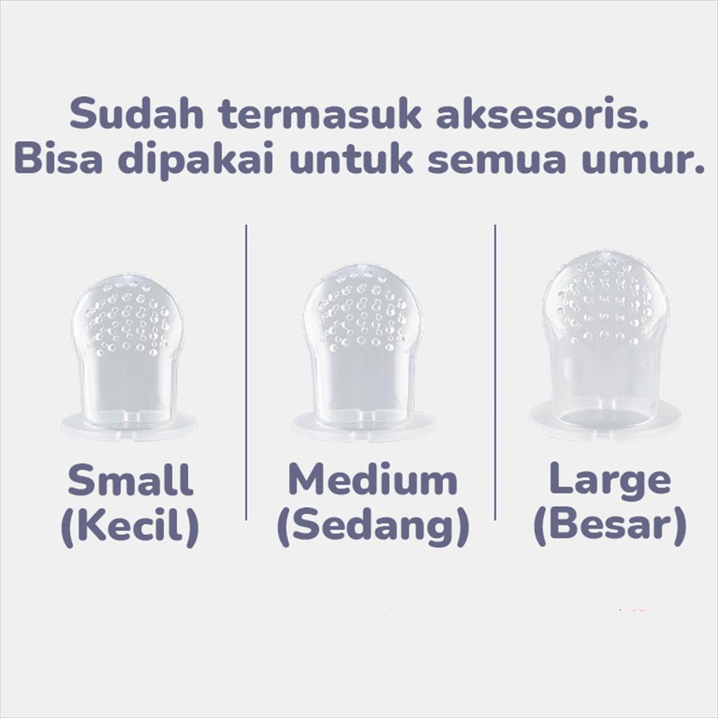 COCONI Baby Twist Food/Fruit Feeder | Dot Empeng Buah Bayi | Teether Mash Teething-5