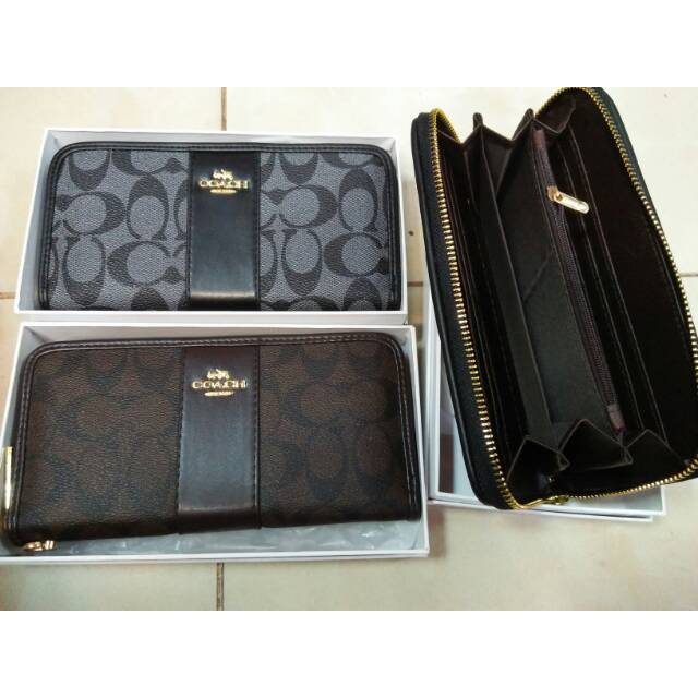 Dompet 1 resleting import motif corak