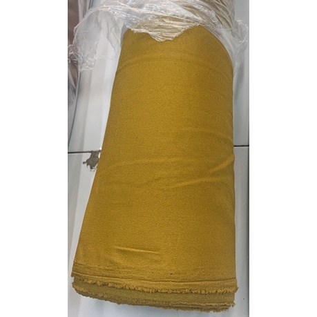 Kain MOSSCREPE / MOSCHINO murah ( 20 warna ) SERI 1-HARVEST GOLD