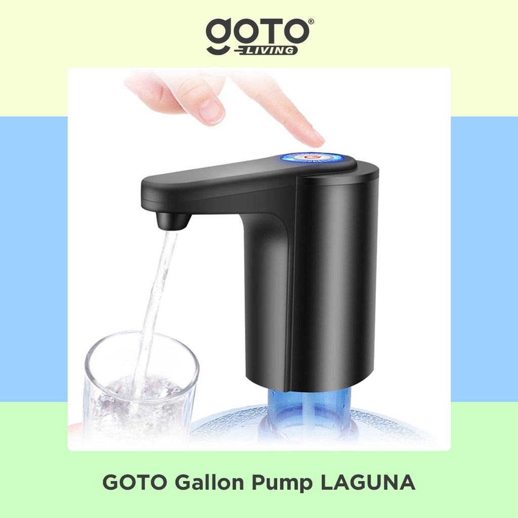 Goto Laguna Gallon Pump Dispenser Air Pompa Galon Elektrik Charge USB