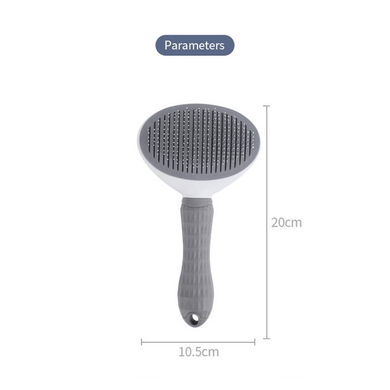 Sisir grooming Otomatis Bahan stainless steel Anti Slip Untuk Anjing / Kucing