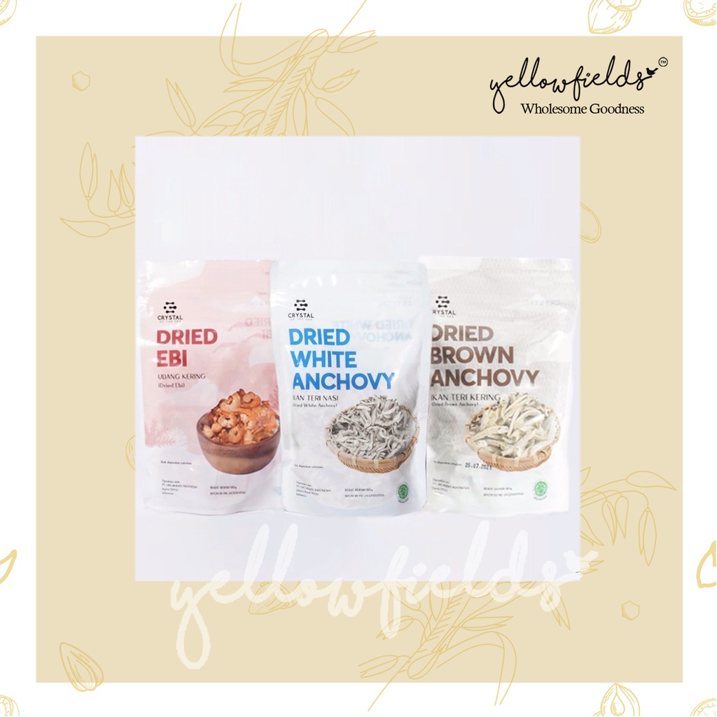 

Dried Anchovy Ebi Crystal of The Sea | ebi ikan teri kering alami