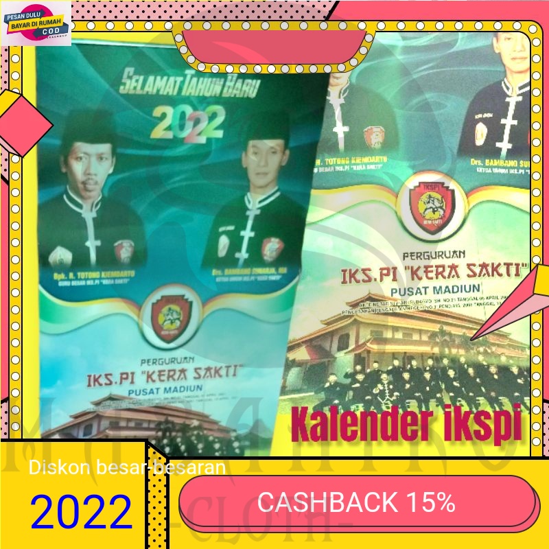 KBM DISTRO 1980 DARI PADEPOKAN ASLI kalender ikspi kera sakti tahun 2022. dilengkapi dengan jadwal p