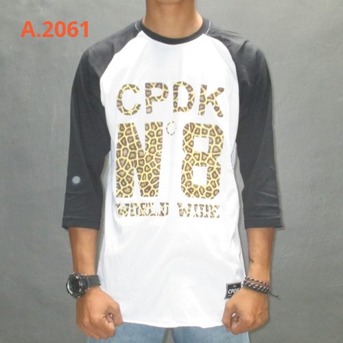 Jual Kaos Raglan 3/4 CPDK A-2061 Kaos Distro Branded | Limited | Shirt | Tshirt | Surfing