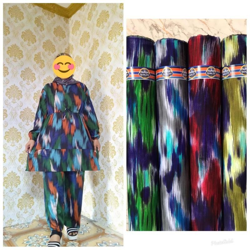 SETELAN ONE SET RAYON VISCOSE SETCEL WANITA KEKINIAN
