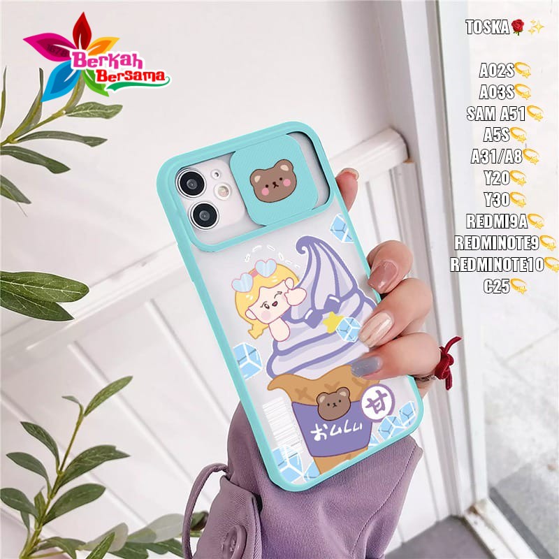 SS078 SOFTCASE SLIDE KARAKTER  REALME C1 C2 5 5I 5S C3 C11 C12 C25 NARZO 30A 7I C17 C20 BB5781