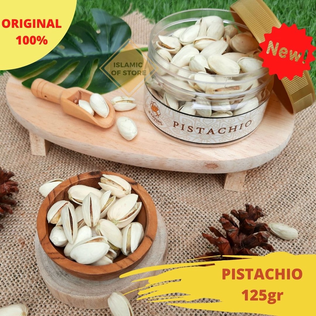 

Kacang PISTACHIO / PISTASIO/ PISTACHIO ROASTED PREMIUM AL KAYSAN 125 GR MINI SERIES