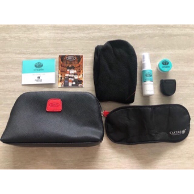 TAS AMENITY KIT BRICS MILANO BLACK EXLUSIVE FROM QATAR