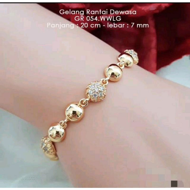 promo  gelang rantai. bola2 titanium terlaris