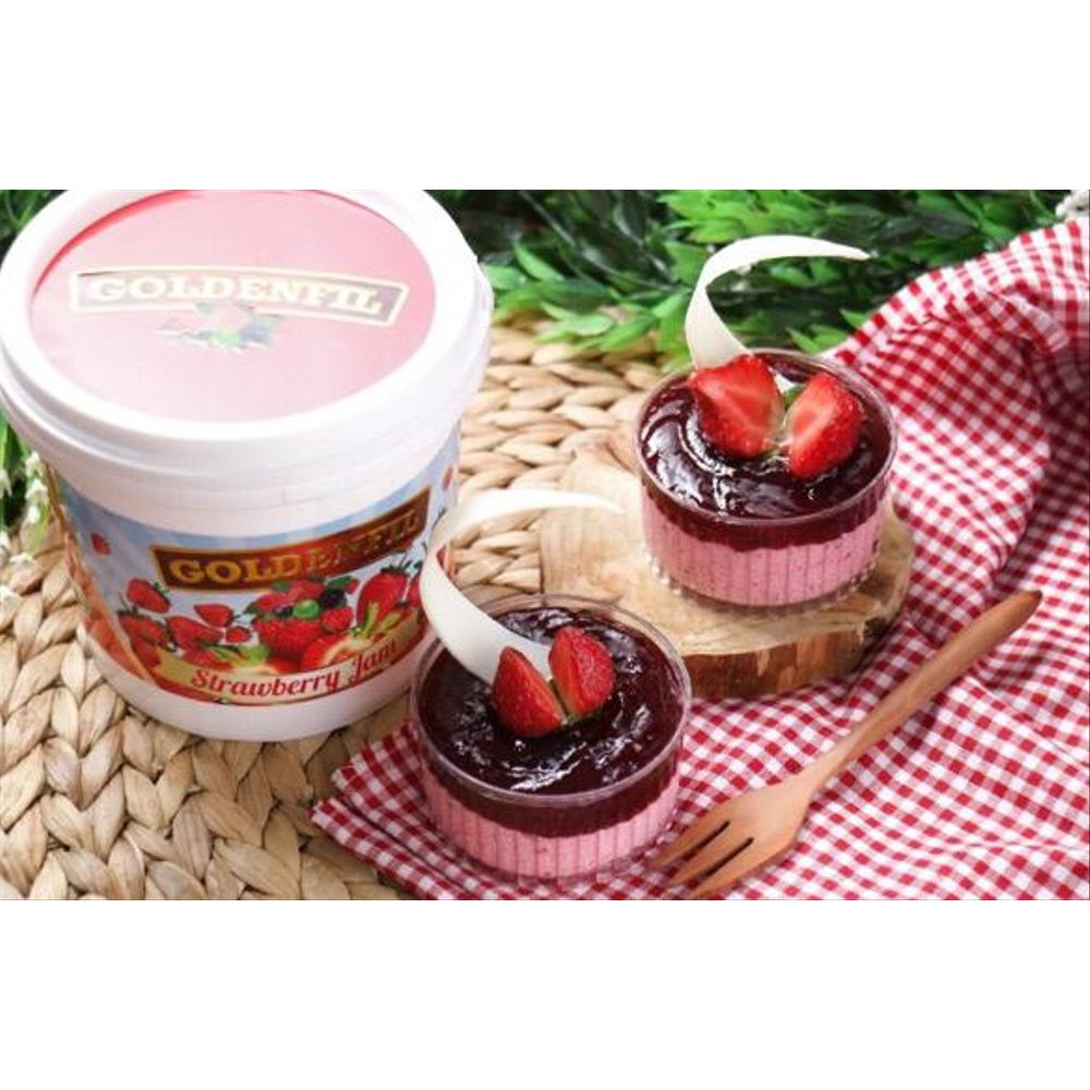 Goldenfil Selai Strawberry Jam 1kg