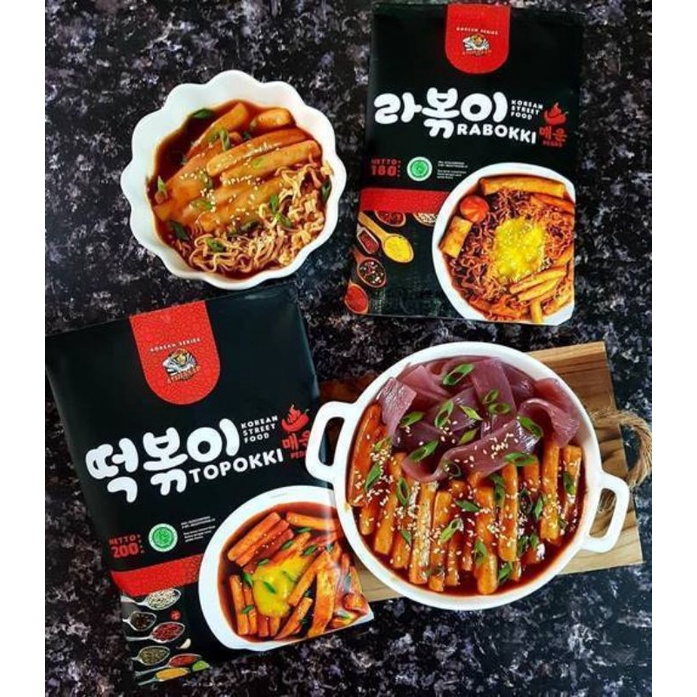 Bundling ashiapp korean series Topokki & Rabokki