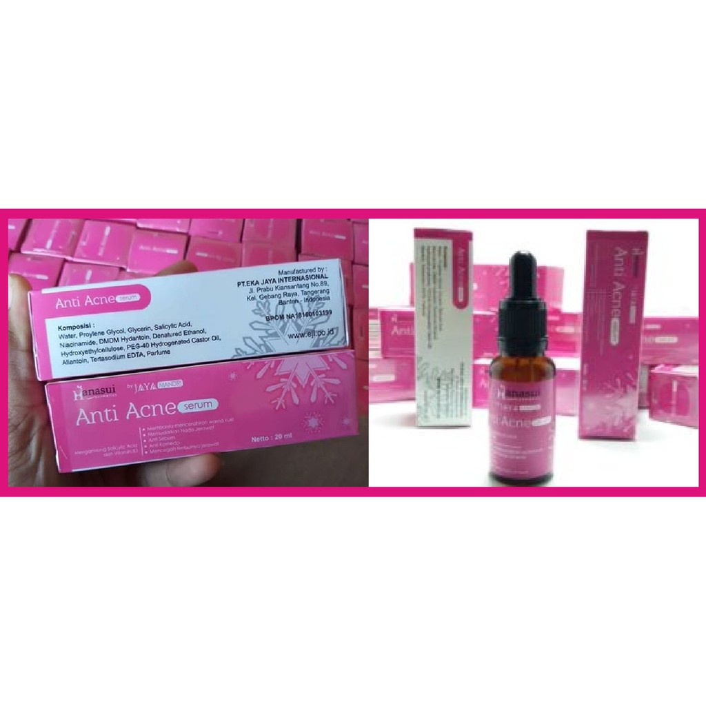 Serum Anti Acne Hanasui / Hanasui Acne Pink