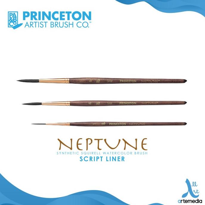 

[COD] Kuas Lukis Princeton Neptune 4750SC Script Synthetic Squirrel Brush SH NEW Kode 593