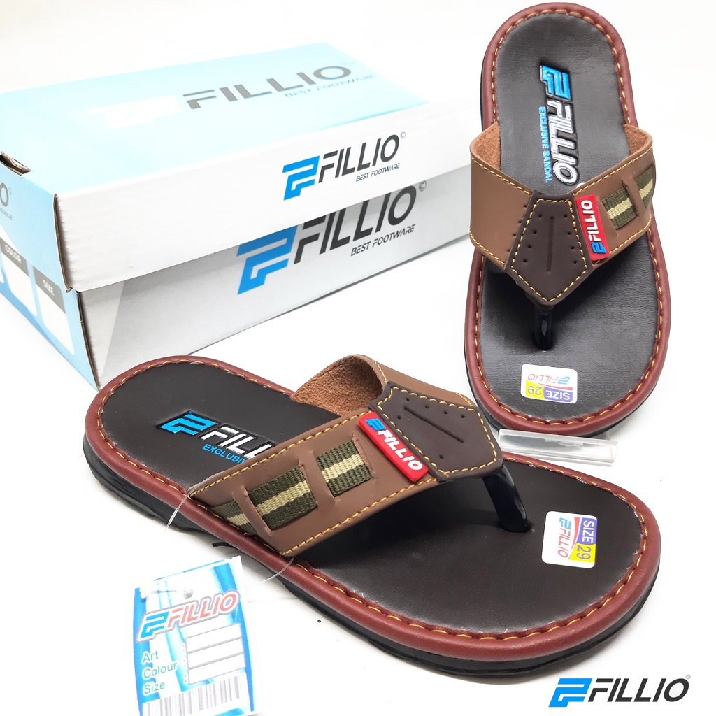 SANDAL ANAK COWOK JAPIT ORIGINAL FILLIO TERBARU ANK8 MURAH ELEGAN