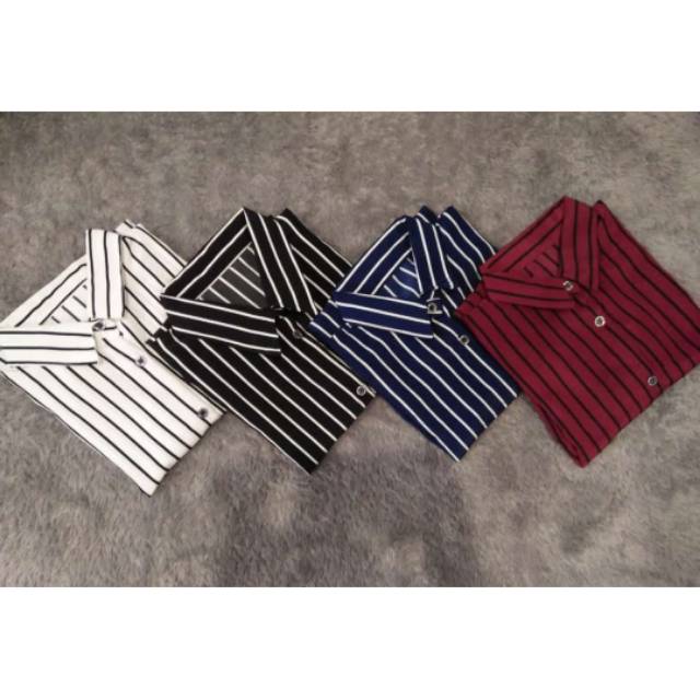 KEMEJA/ KEMEJA CEWEK / KEMEJA CEWEK MURAH / KEMEJA CEWEK / KEMEJA STRIPE / KEMEJA GARIS MURAH