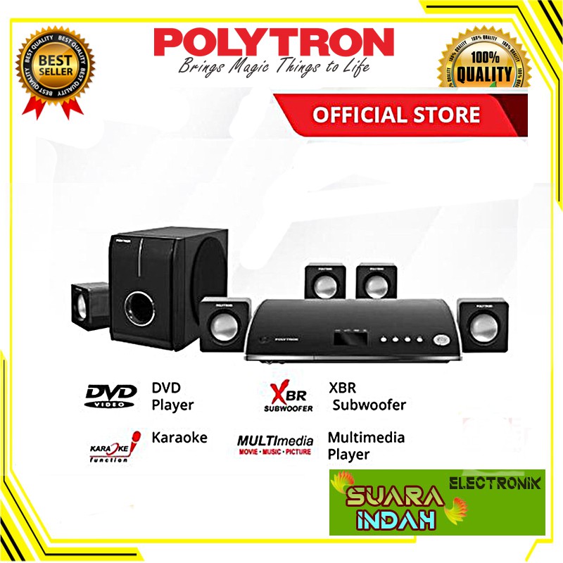 Jual POLYTRON HOME THEATER PHT 138c 5.1 Shopee Indonesia