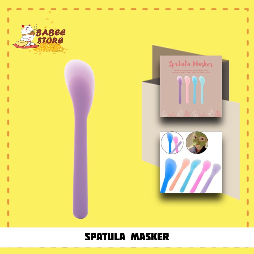 BABEE - SPATULA MASKER / SENDOK MASKER / SPATULA PLASTIK / SPATULA KOSMETIK CREAM WAXING