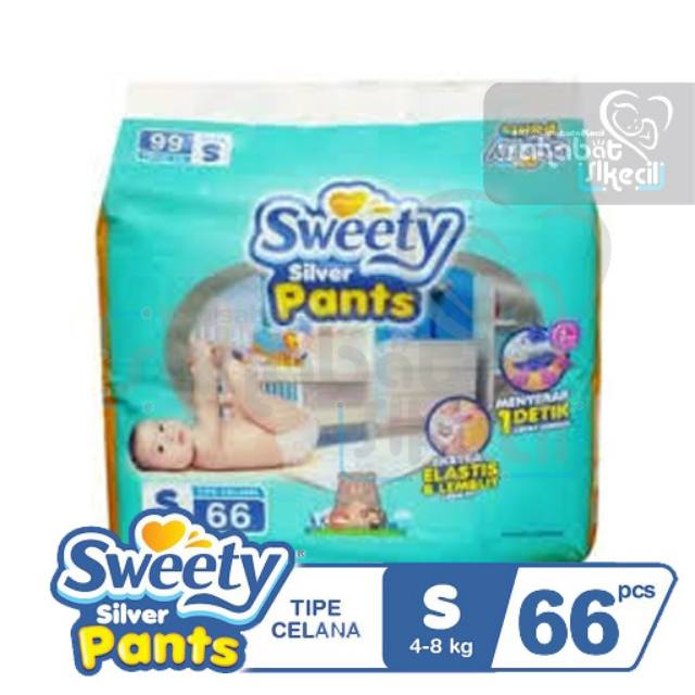 Sweety Silver Pants Pampers Size S66