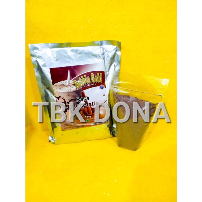 

BUBBLE GOLD RASA COKLAT 1KG / BUBUK MINUMAN COKELAT 1 KG