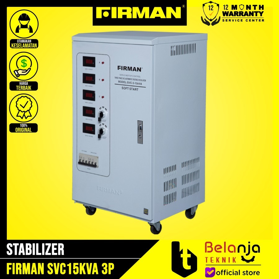 Firman Stabilizer 3 Phase SVC 15 KVA Voltage Stabilizer 3Phase SVC15