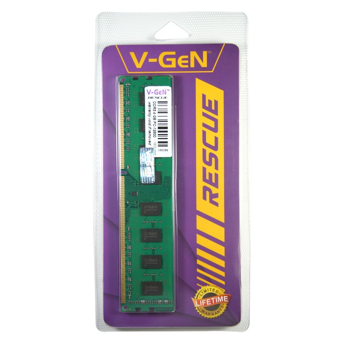 RAM DDR3 V-GeN RESCUE 2GB PC12800/1600Mhz LongDimm (Memory PC VGEN)