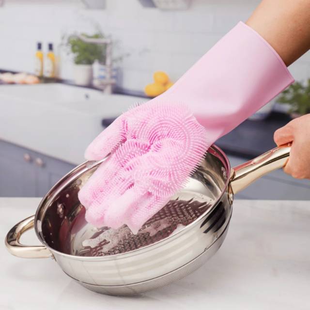 Silicone Diswashing Gloves /Magic glove/Sarung tangan cuci piring