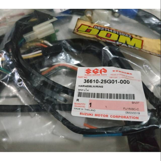 Kabel Body Satria Fu Old Thailand Non Stater Orisinil SGP Thailand